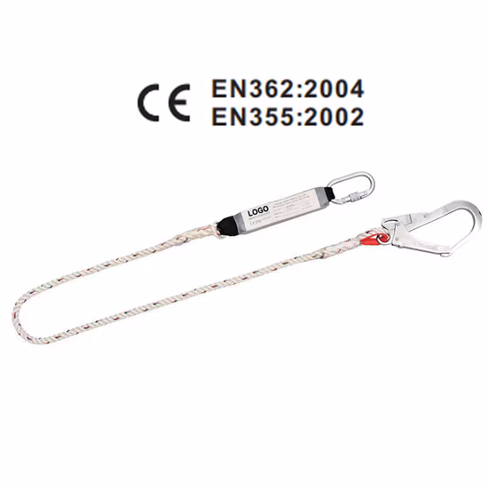 Longe de corde de sécurité avec amortisseur d'énergie