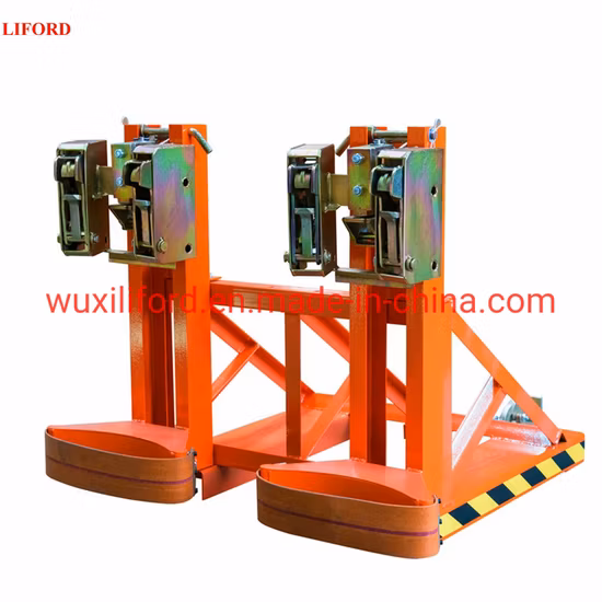 360 kg * 2 pince à tambour montée sur fourche