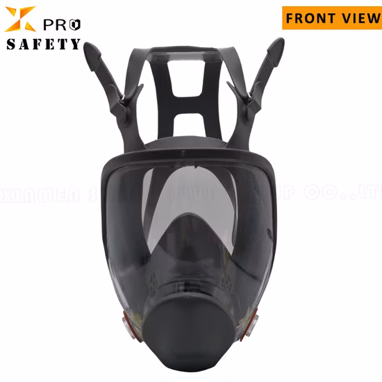 Masque à gaz anti-poussière intégral, lunettes, filtre respiratoire réutilisable, filtre activé, masque à charbon