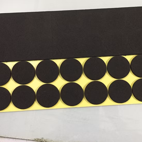 Pieds de pare-chocs en caoutchouc et silicone transparents pour la protection des meubles